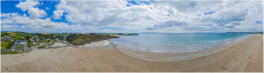 Plage de Pentrez  Plomodiern Plage de Pentrez  Plomodiern. Prise de vue 360 au cerf-volant. www.360x180.fr Selme Matthieu