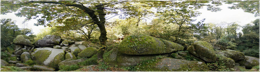 Le Mnage de la Vierge, Fort de Huelgoat (Finistre) La fort du Huelgoat, plante principalement de chnes et de htres s'tend sur environ 1 000 hectares. Fort domaniale, elle a longtemps abrit des sabotiers, mais elle a t ravage par l'ouragan d'octobre 1987 et abrite un remarquable chaos granitique dans la valle de la Rivire d'Argent principalement, et une srie de sites naturels tranges ayant souvent fait natre lgendes et contes... www.360x180.fr Selme Matthieu