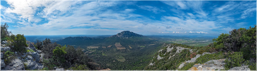 Au sommet de l'Hortus Rencontre Photo :  www.360x180.fr Selme Matthieu