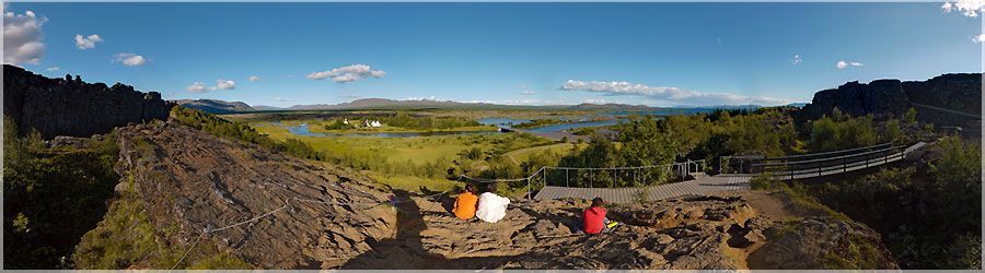 Vue gnrale en hauteur sur Thingvellir Vue gnrale en hauteur sur Thingvellir www.360x180.fr Selme Matthieu