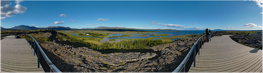 Vue d'ensemble sur Thingvellir Vue d'ensemble sur Thingvellir www.360x180.fr Selme Matthieu