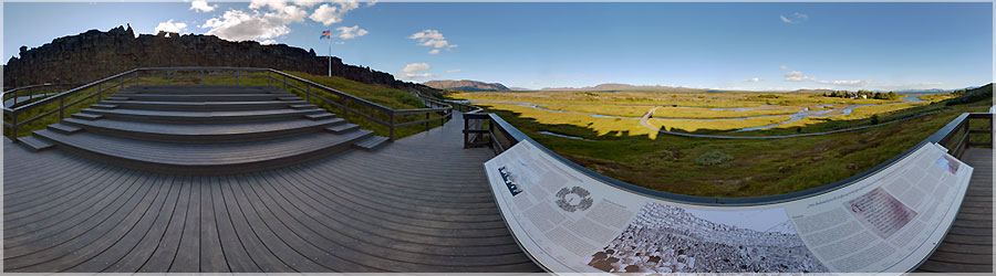 Tribunes de Thingvellir Tribunes de Thingvellir www.360x180.fr Selme Matthieu