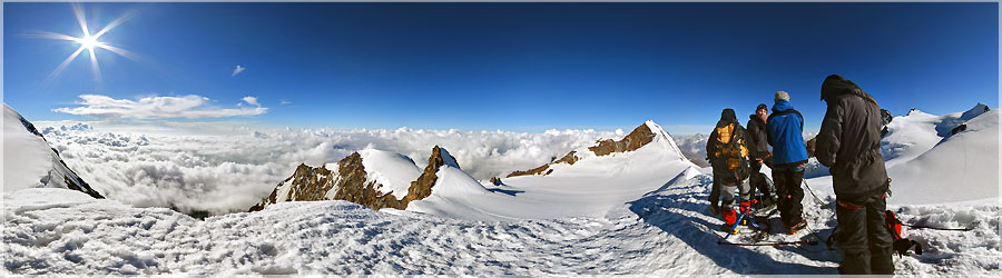 Sommet du Ludwigshohe - 4272m Sommet du Ludwigshohe - 4272m www.360x180.fr Selme Matthieu