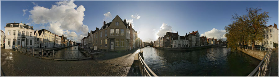 Un pont de Bruges Promenade sur les ponts de Bruges www.360x180.fr Selme Matthieu